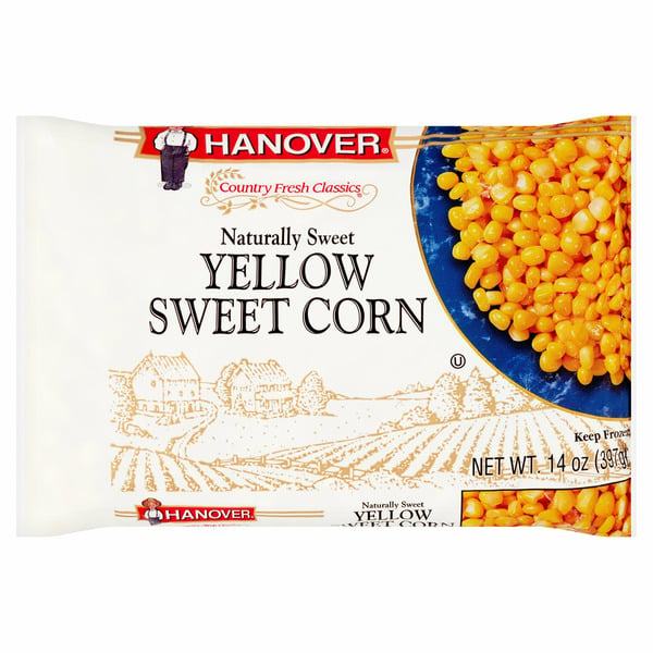 Frozen Produce Hanover Yellow Sweet Corn, Naturally Sweet hero