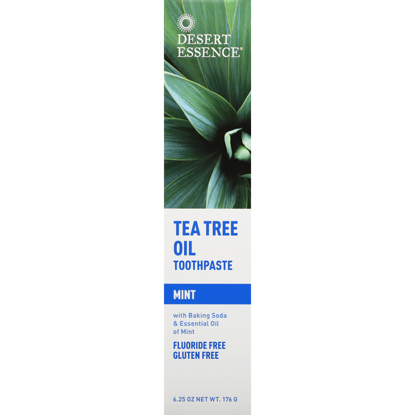 Oral Hygiene Desert Essence Toothpaste, Mint, Tea Tree Oil hero