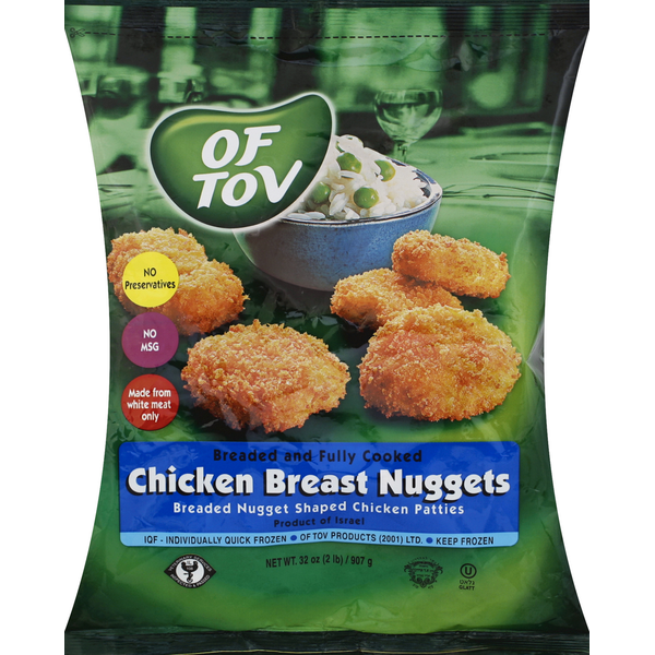 Appetizers & Sides Of Tov Chicken Breast Nuggets hero