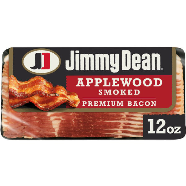 Bacon & Breakfast Meat Jimmy Dean Premium Applewood Smoked Bacon hero