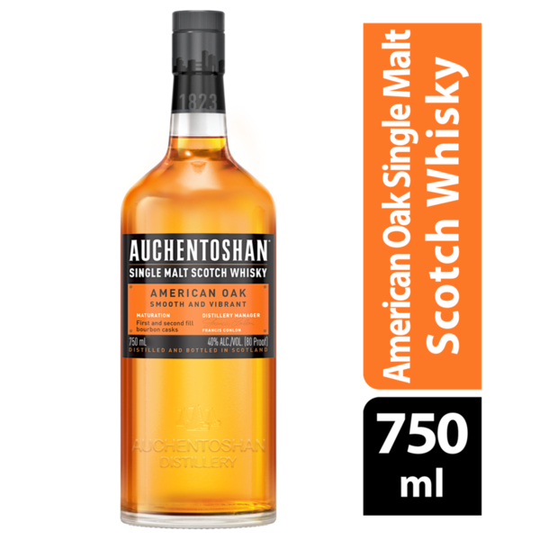 Scotch Auchentoshan American Oak Single Malt Scotch Whisky hero