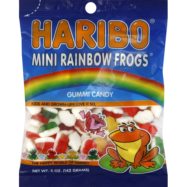 Candy & Chocolate HARIBO Gummi Candy, Mini Rainbow Frogs hero