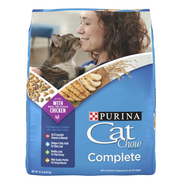 Cat Food Purina Cat Chow High Protein Dry Cat Food, Complete hero