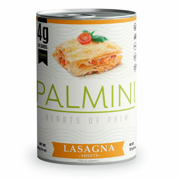 Dry Pasta Palmini Hearts of Palm, Low Carb Lasagna hero