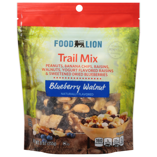 Trail Mix & Snack Mix Food Lion Trail Mix, Blueberry Walnut hero