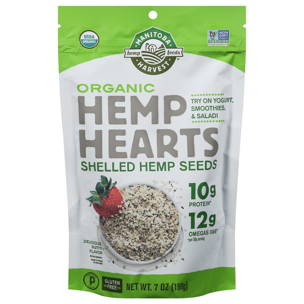 Salad Dressing & Toppings Manitoba Harvest Hemp Seeds, Organic, Shelled hero