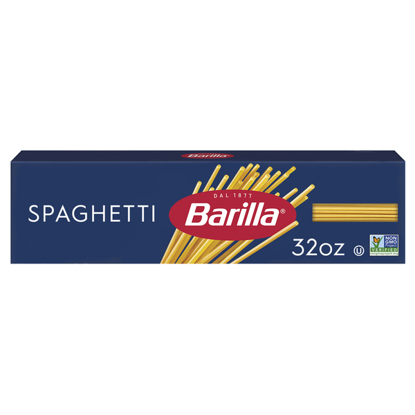 Dry Pasta Barilla Spaghetti - Non-GMO Pasta Made with Durum Wheat Semolina & Kosher Certified hero