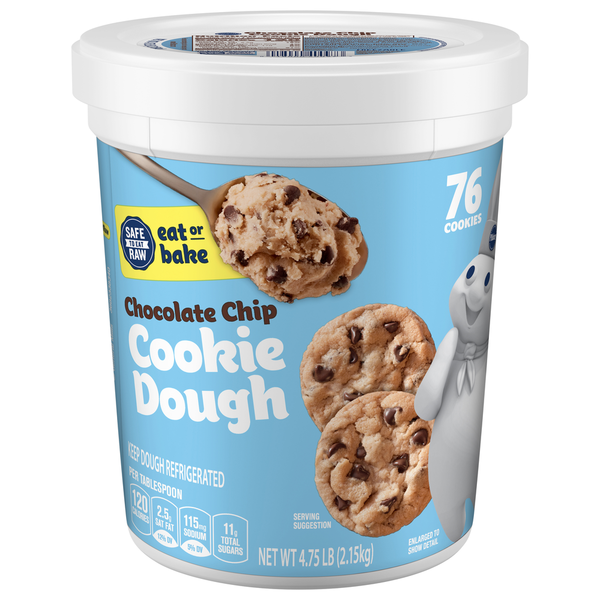 Doughs, Gelatins & Bake Mixes Pillsbury Cookie Dough, Chocolate Chip hero