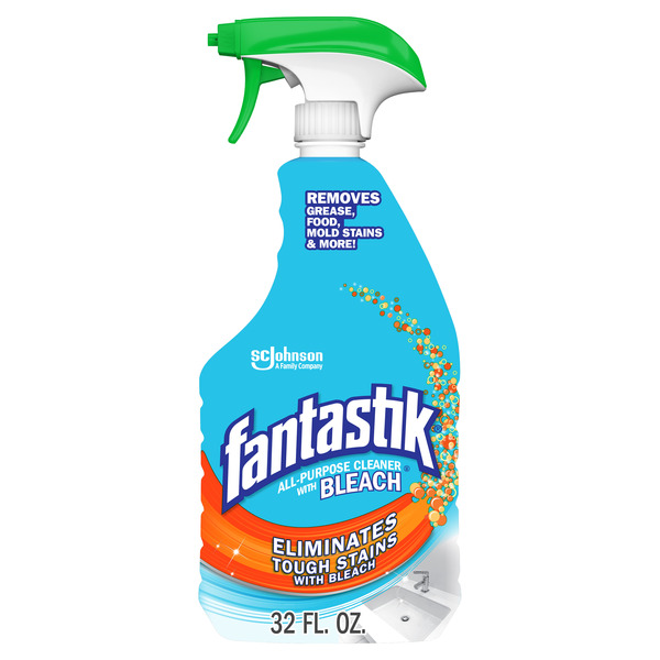 Cleaning Products SC Johnson fantastik All-Purpose Cleaner with Bleach Spray Bottle hero