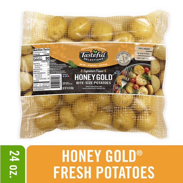 Packaged Vegetables & Fruits Tasteful Selections Honey Gold 2-Bite Baby Potatoes hero