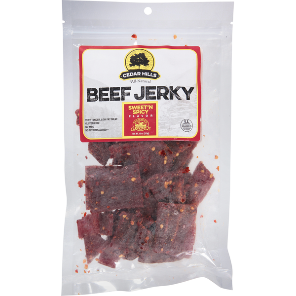 Cedar Hills Beef Jerky, Sweet 'N Spicy hero