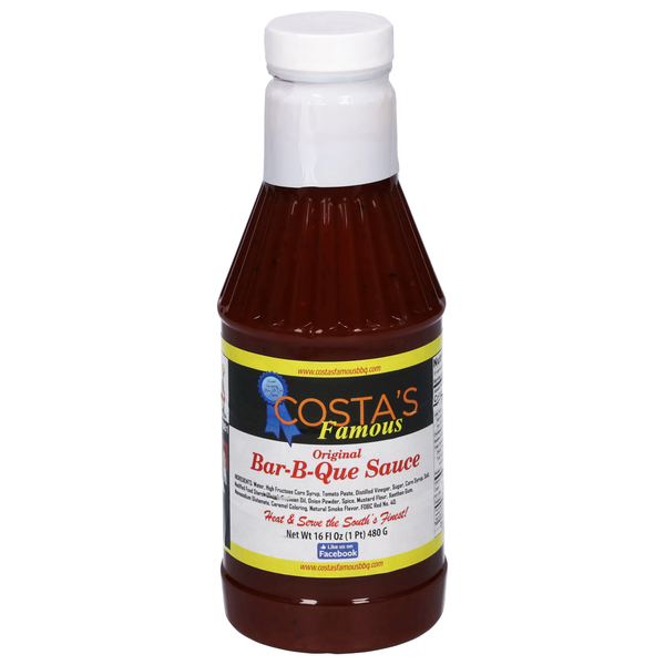 Marinades & Meat Preparation Costa's Famous Bar-B-Que Sauce, Original hero