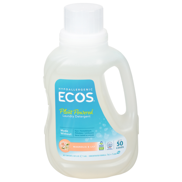 Laundry Ecos Laundry Detergent, Plant Powered, Magnolia & Lily hero