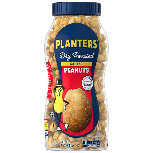 Snacks Planters Peanuts Dry Roast hero