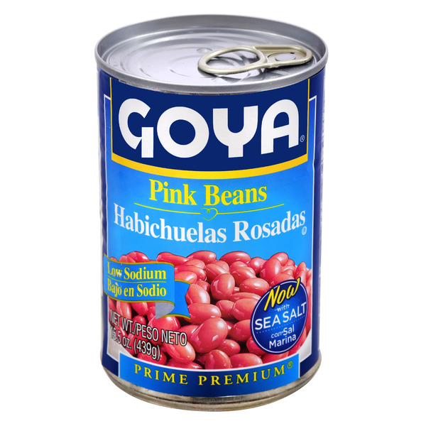 Canned Meat, Seafood & Beans Goya Premium Pink Beans, Low Sodium hero