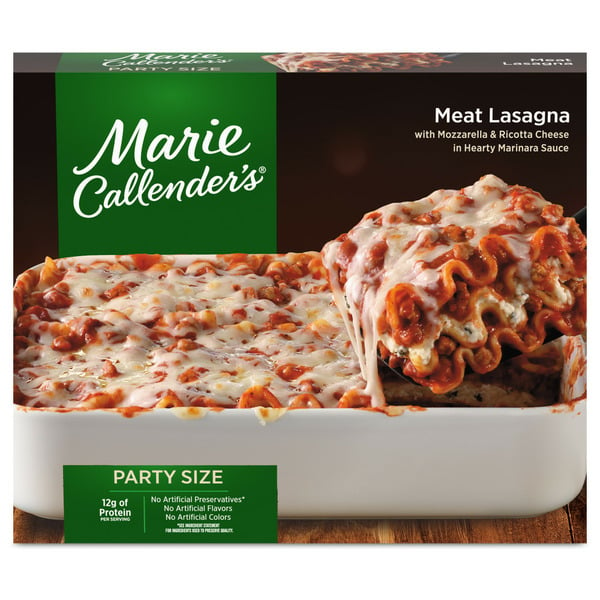 Frozen Meals Marie Callender's Meat Lasagna Meal to Share, Party Size Frozen Meal hero