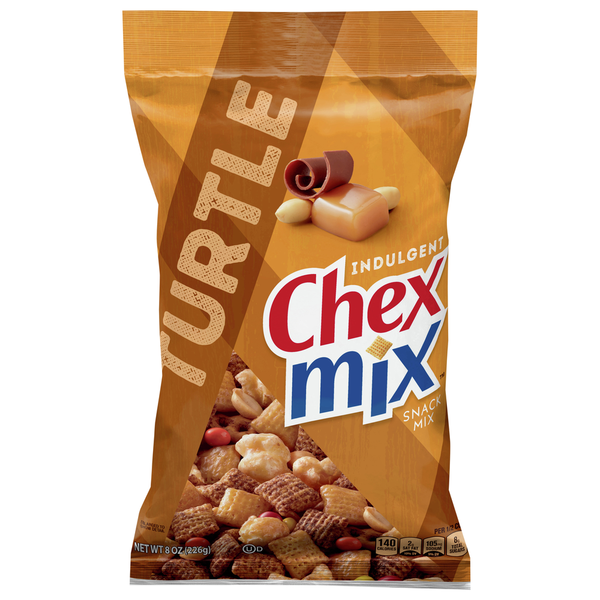 Chips & Pretzels Chex Mix Snack Mix, Turtle, Indulgent hero