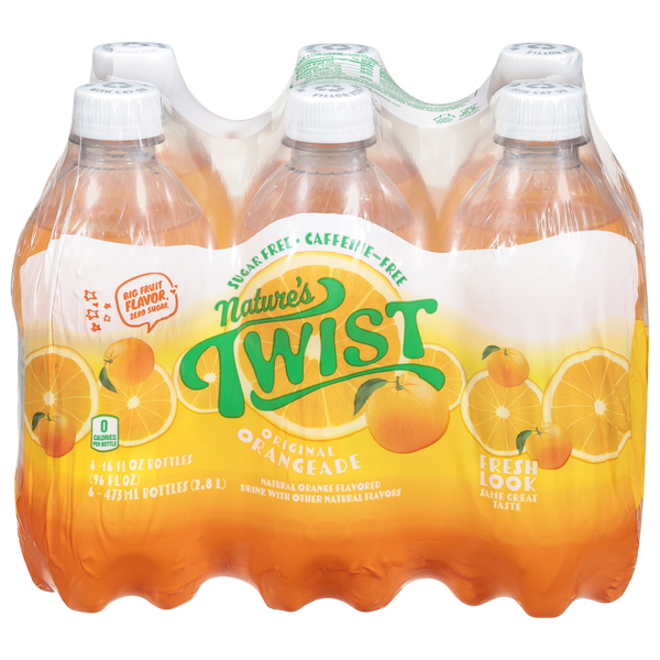 Soft Drinks Nature's Twist Orangeade, Original hero