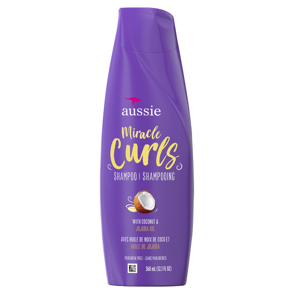 Hair Care Aussie Paraben-Free Miracle Curls Shampoo with Coconut & Jojoba hero