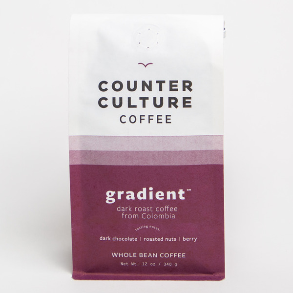 Coffee Counter Culture Gradient, Dark-Roast, Colombian, Whole-Bean Coffee hero