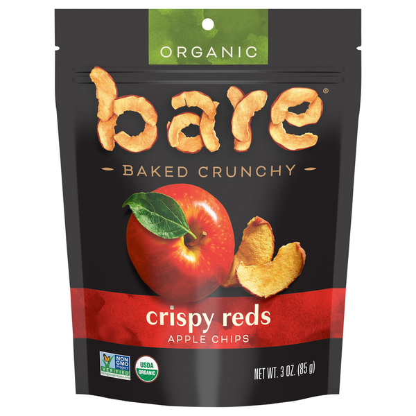 Chips & Pretzels bare Organic Fuji & Reds Apple Chips hero