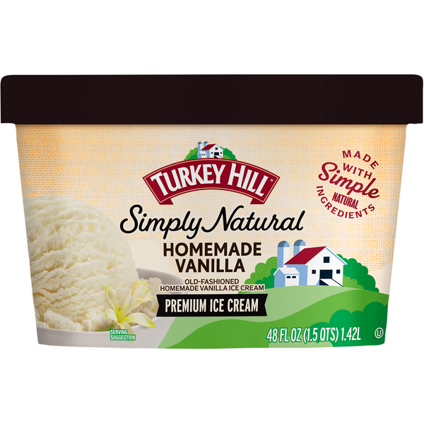 Ice Cream & Ice Turkey Hill All Natural Homemade Vanilla Ice Cream hero