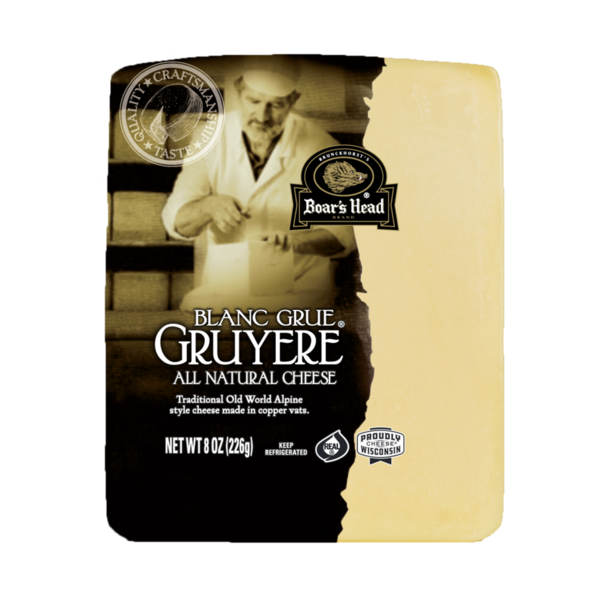 Packaged Cheese Boar's Head Blanc Grue Gruyere Cheese hero