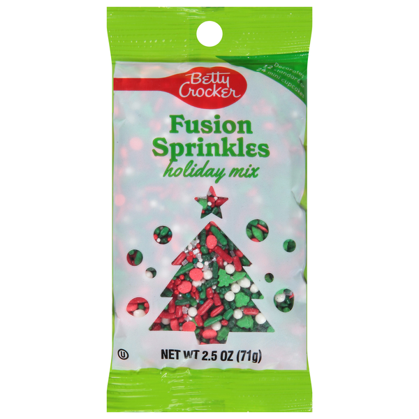 Baking Supplies & Decor Betty Crocker Fusion Sprinkles, Holiday Mix hero