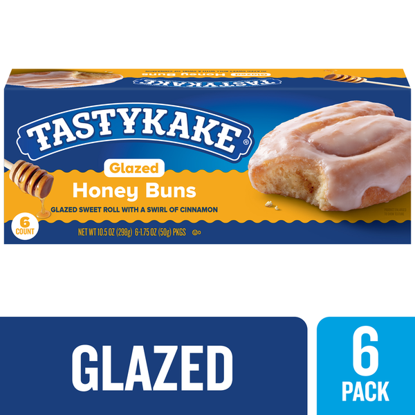 Cookies & Cakes Tastykake Glazed Honey Buns hero