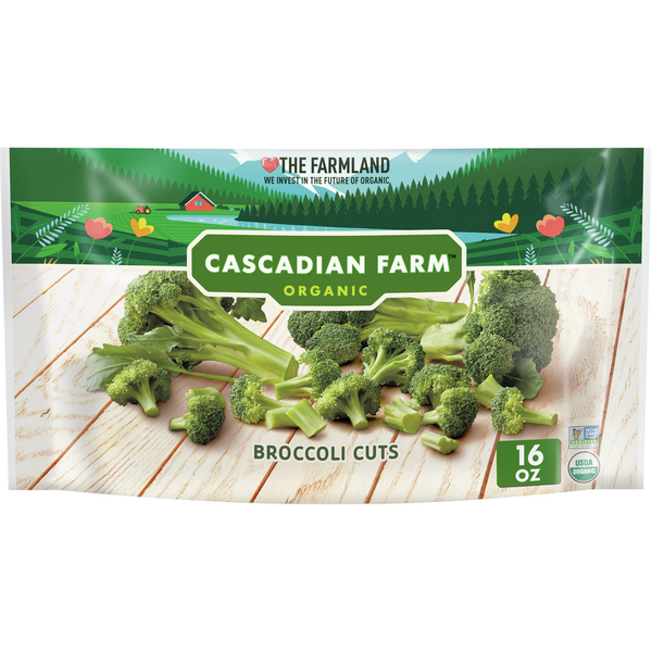 Frozen Produce Cascadian Farm Organic Frozen Broccoli Cuts hero