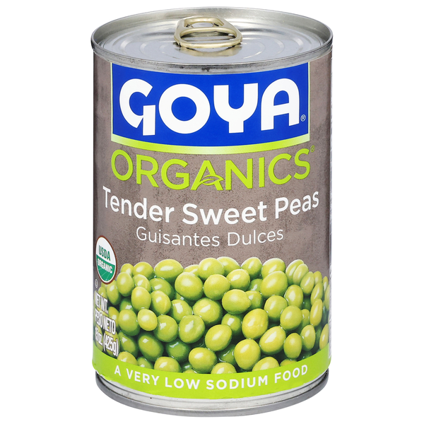 Mexican/Hispanic/Latino Foods Goya Sweet Peas, Tender hero