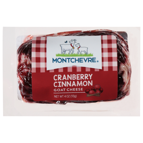 Packaged Cheese Montchevre Goat Cheese, Cranberry Cinnamon hero