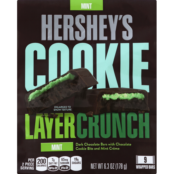 Candy & Chocolate Hershey's Cookie Layer Crunch, Mint hero