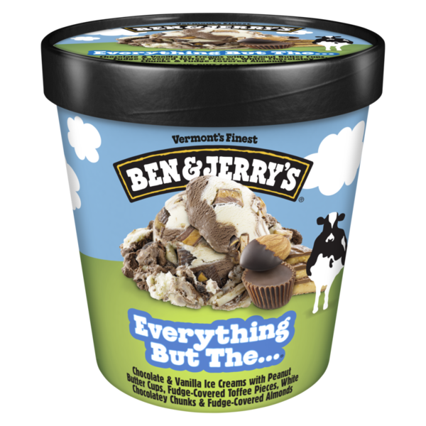 Ice Cream & Ice Ben & Jerry's Everything But The…® Chocolate & Vanilla Ice Cream Pint hero