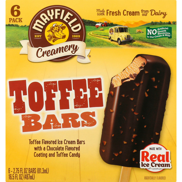 Ice Cream & Ice Mayfield Dairy Farms Toffee Ice Cream Bars hero