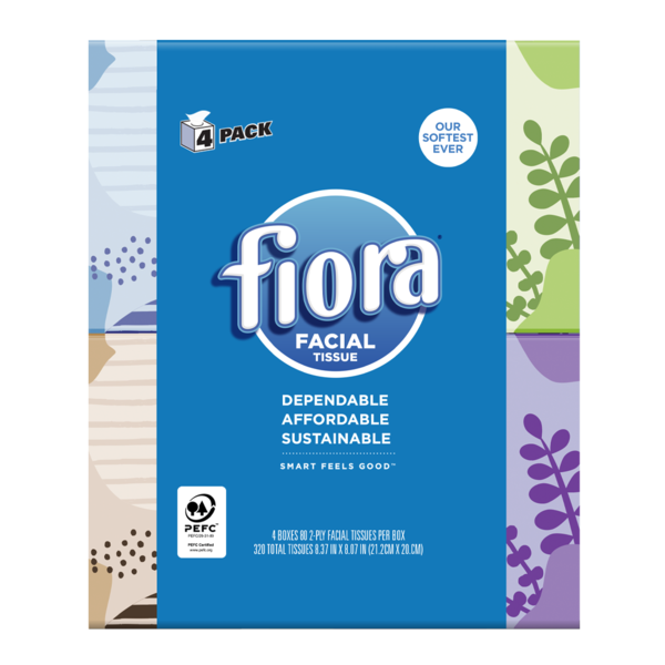 Paper Goods Fiora Facial Tissue, 2 ply hero