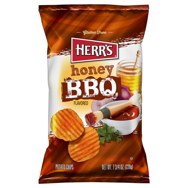 Herr's Potato Chips, Honey BBQ Flavored hero