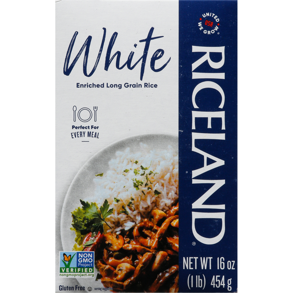 Grains, Rice & Dried Goods Riceland White Rice, Enriched, Long Grain hero