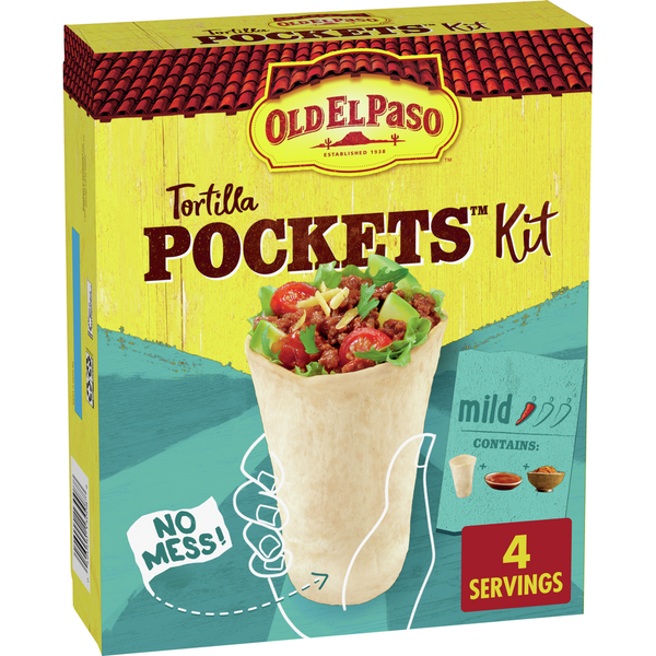 Latino Foods Old El Paso Tortilla Pockets Dinner Kit hero