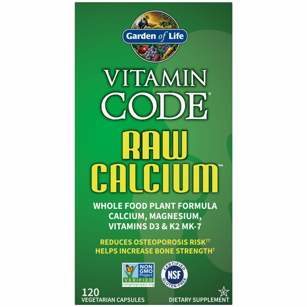 Calcium Garden of Life Vitamins hero