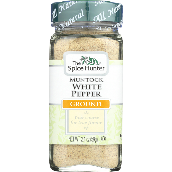 Spices & Seasonings The Spice Hunter White Pepper, Ground, Muntock hero