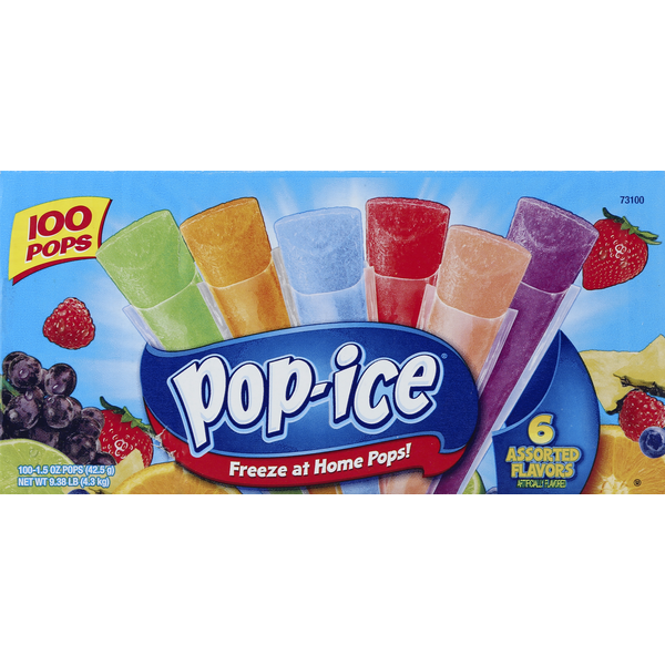 Ice Cream & Ice Pop-Ice Pops, 6 Assorted Flavors hero