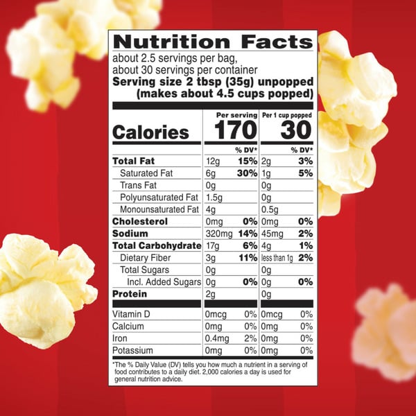 Your Go-To Guide for Orville Redenbacher Nutrition Information