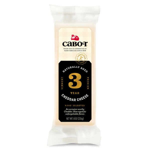 Specialty Cheeses Cabot 3 Year Cheddar Cheese hero