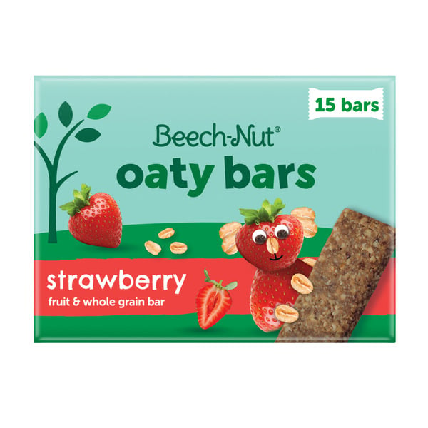 Breakfast Bars & Pastries Beech-Nut Oaty Bars Snack Strawberry, 15 Bars hero