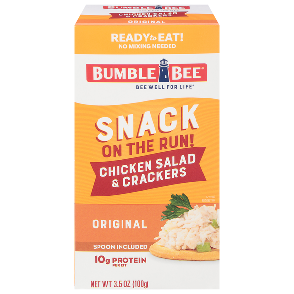 Canned Meals & Beans Bumble Bee Salad Kit, Chicken, Original hero