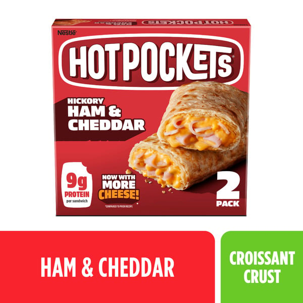 Frozen Meals Hot Pockets Ham And Cheese Croissant Crust hero