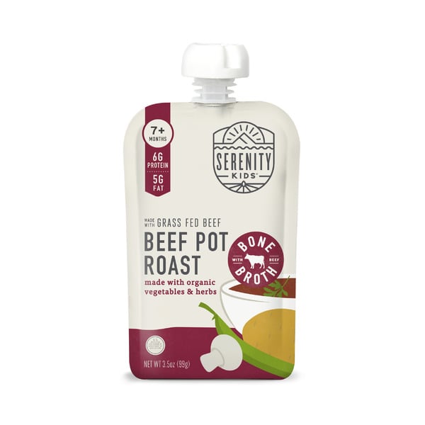 Serenity Kids Beef Pot Roast with Bone Broth, Organic Vegetables & Herbs hero