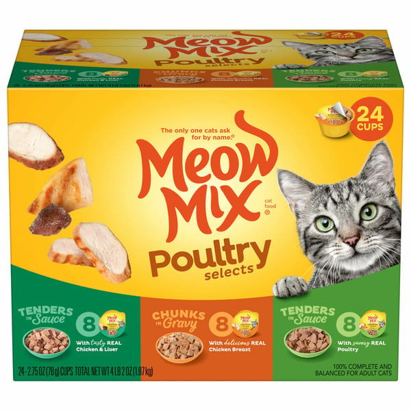 Tea Meow Mix Wet Cat Food hero