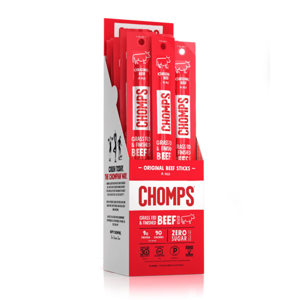 Meat Counter Chomps Grass-Fed Original Beef Sticks hero